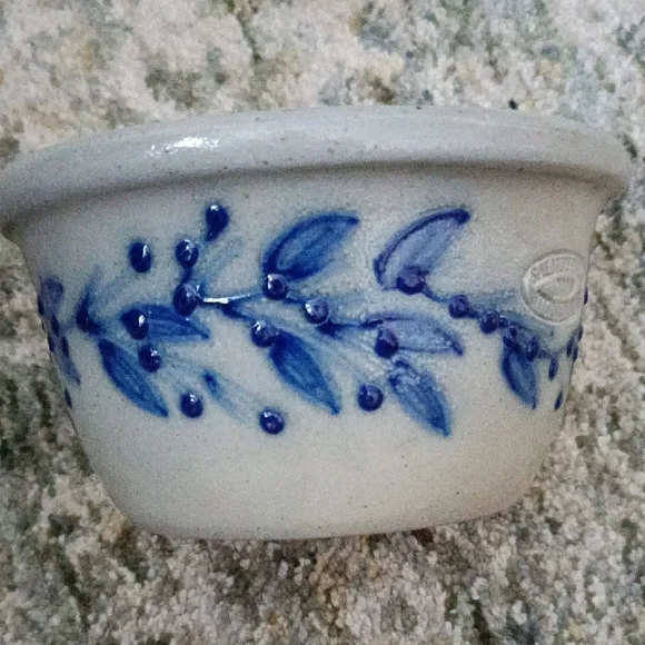 Salmon Falls Pottery Butter Dish W/Lid 2009 Decor By Don Haines - Picture 6 of 10